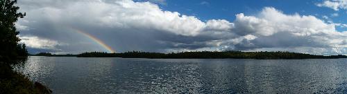 wide rainbow view