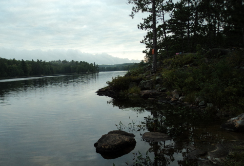 Gun Lake camp site