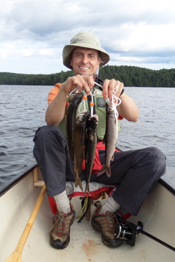 First day lake trout! Dan