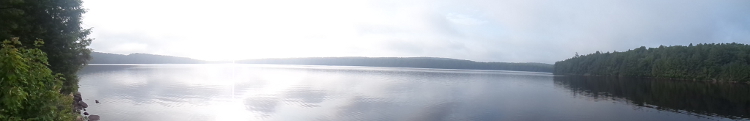 Harry Lake in the morning