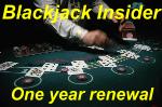 Blackjack Insider e-Newsletter - 1 year renewal