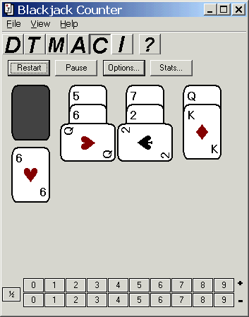 Blackjack Counter for Windows