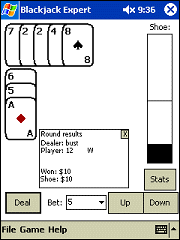 Blackjack Expert for Pocket PC