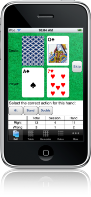 Blackjack Mentor for iphone