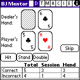 Blackjack Mentor for Palm OS