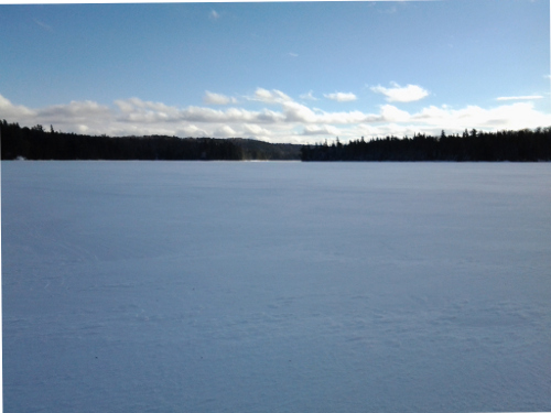 view from our camp site area